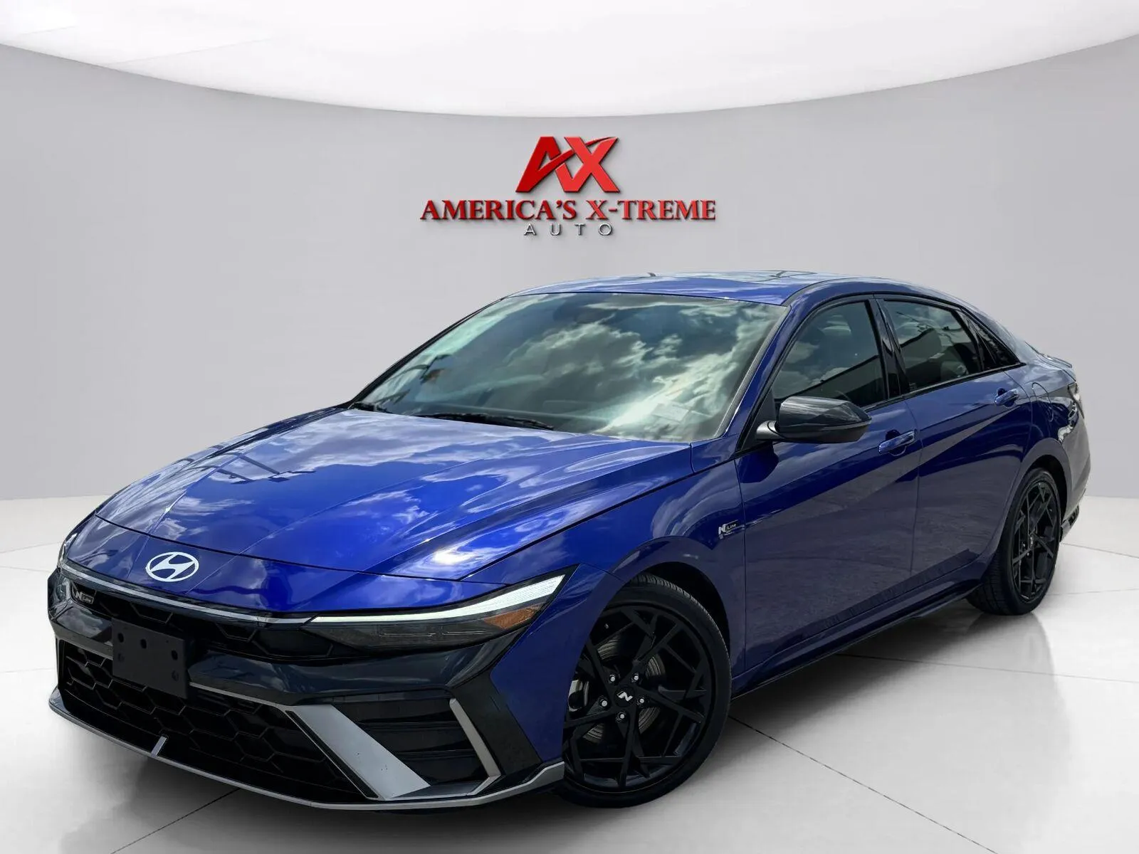 Blue 2025 Hyundai Elantra N Line for sale in Houston, TX
