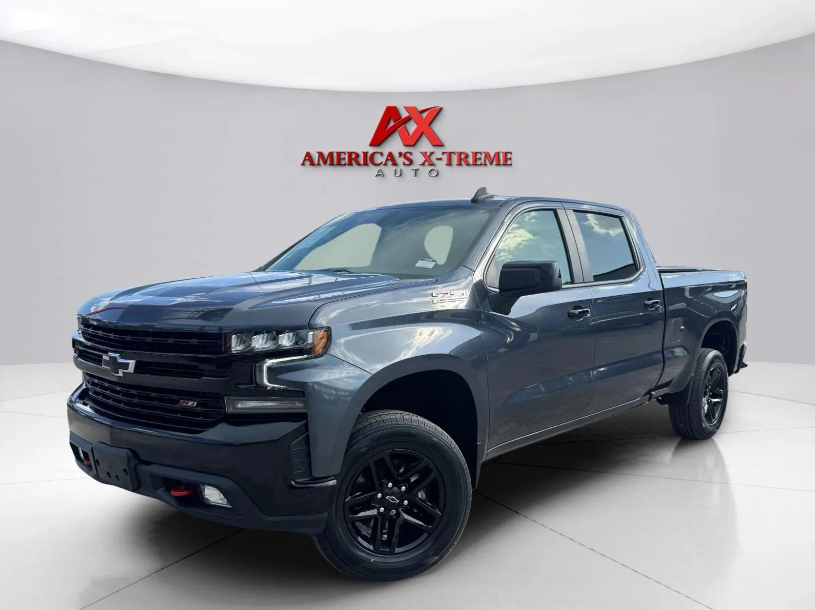 Gray 2021 Chevrolet Silverado 1500 LT Trail Boss for sale in Houston, TX