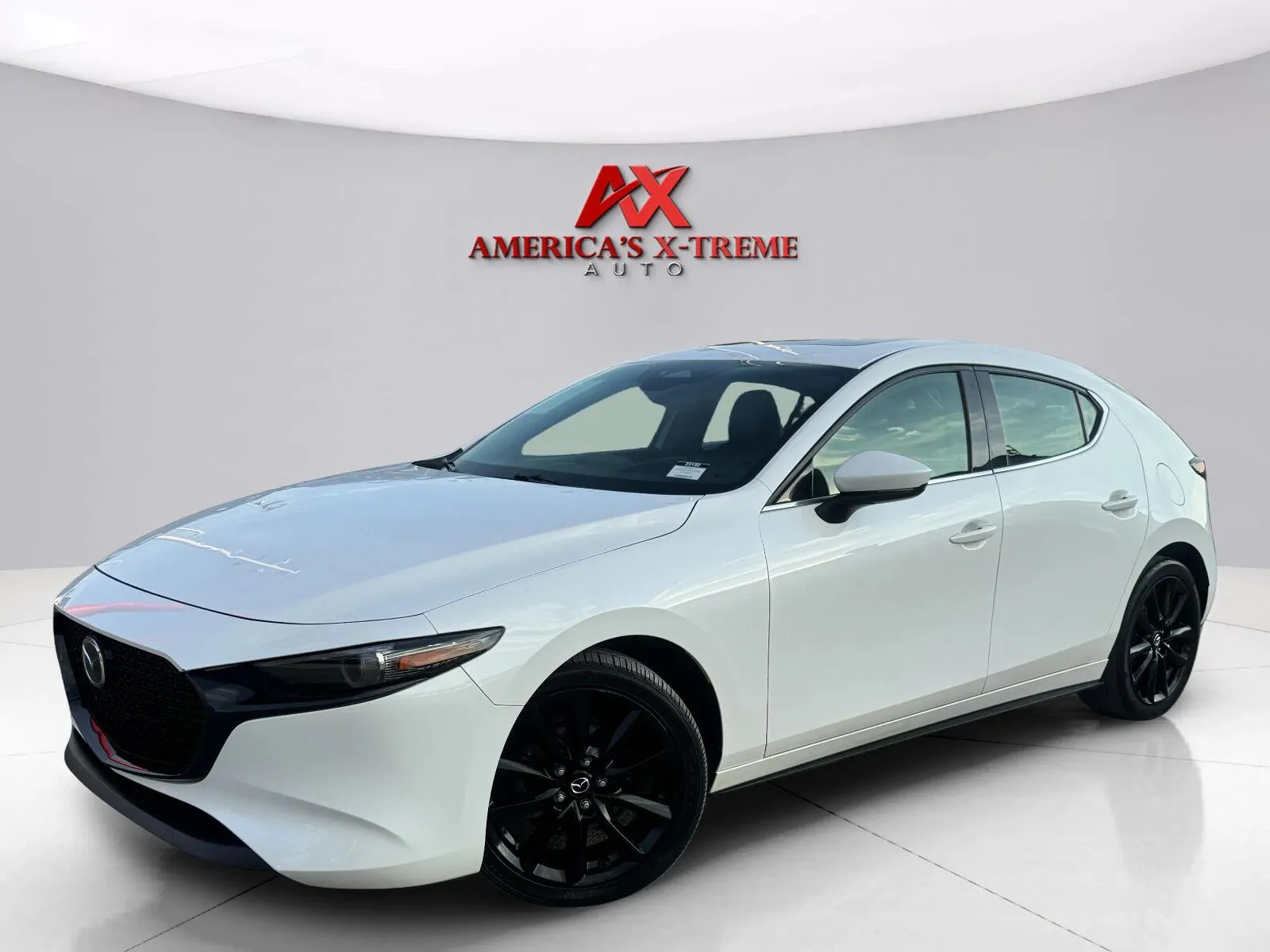 White 2025 Mazda Mazda3 Hatchback 2.5 S Premium for sale in Houston, TX