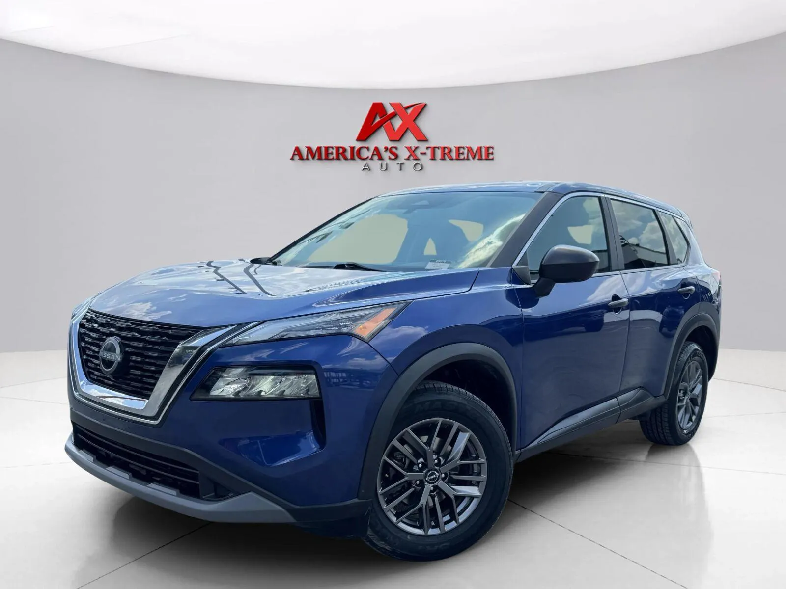 Blue 2023 Nissan Rogue S Intelligent AWD for sale in Houston, TX