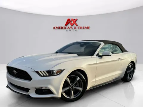 White 2017 Ford Mustang EcoBoost Premium for sale in Houston, TX