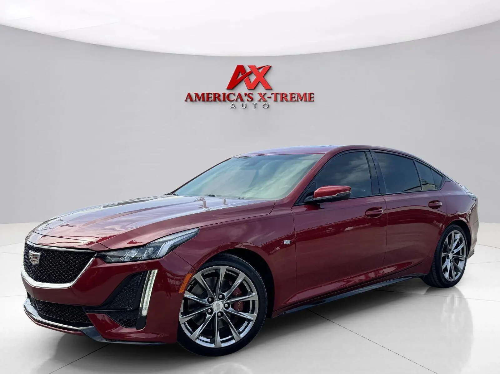 Red 2020 Cadillac CT5 Sport for sale in Houston, TX