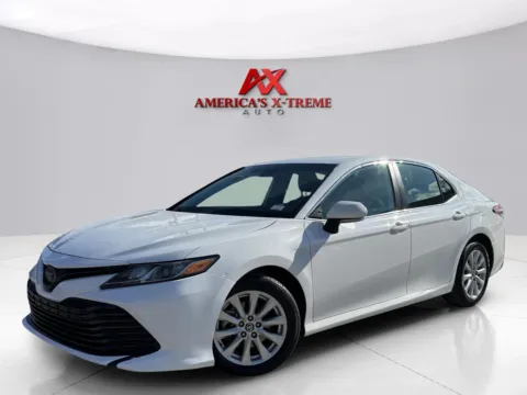 White 2020 Toyota Camry LE for sale in Houston, TX