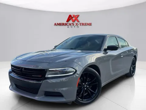 Gray 2018 Dodge Charger SXT for sale in Houston, TX