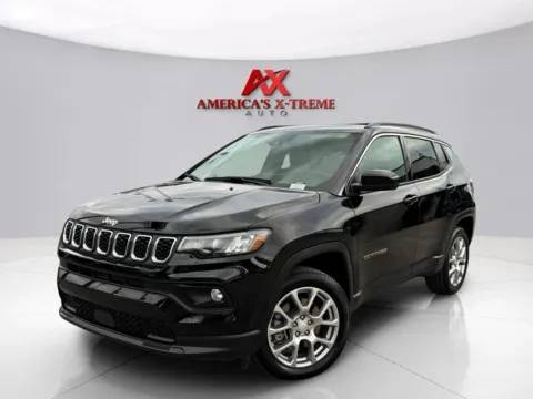 Black 2024 Jeep Compass Latitude Lux for sale in Houston, TX