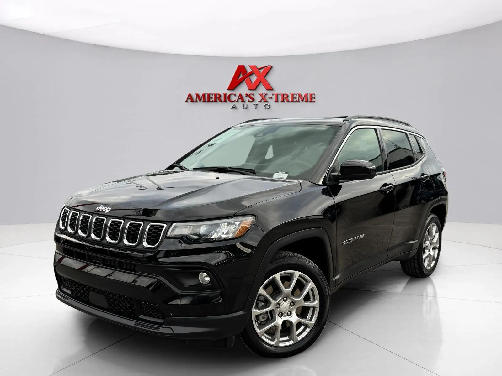 Black 2024 Jeep Compass Latitude Lux for sale in Houston, TX