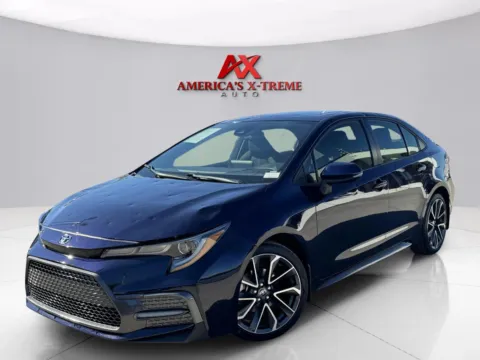 Blue 2021 Toyota Corolla SE for sale in Houston, TX