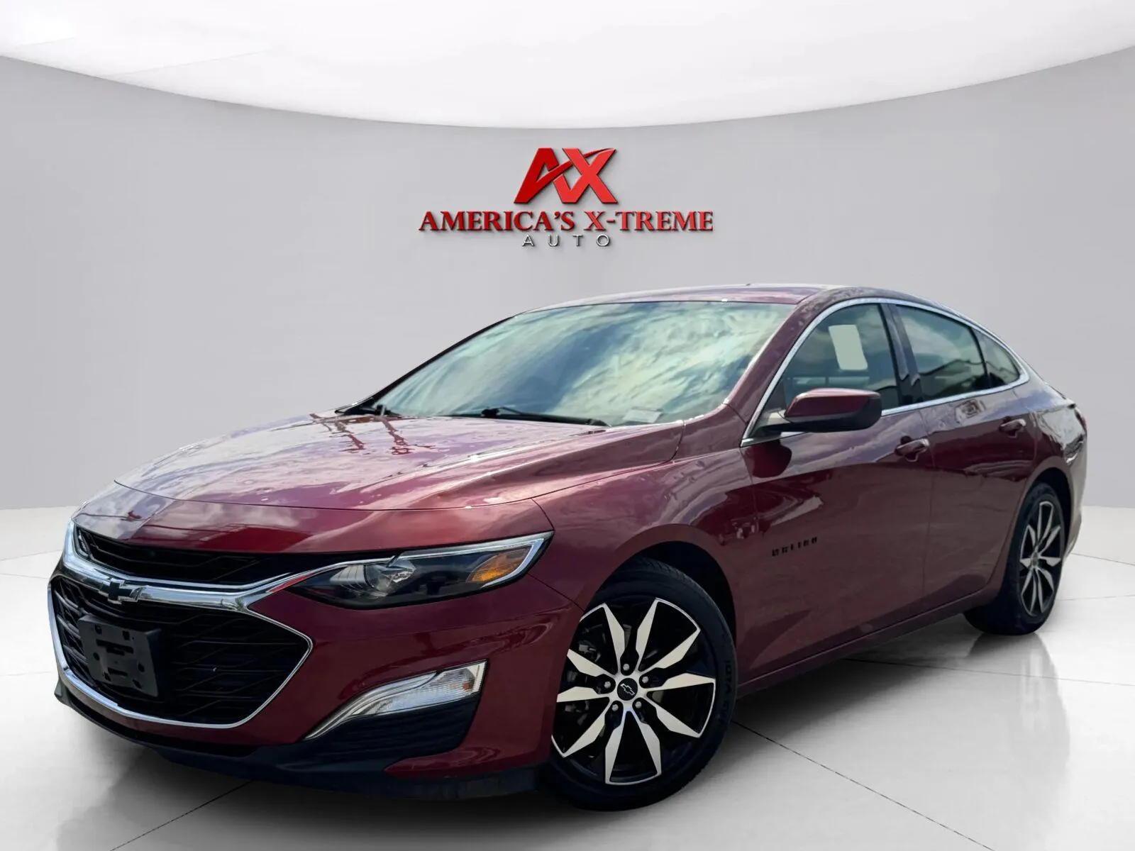 Red 2020 Chevrolet Malibu RS for sale in Houston, TX