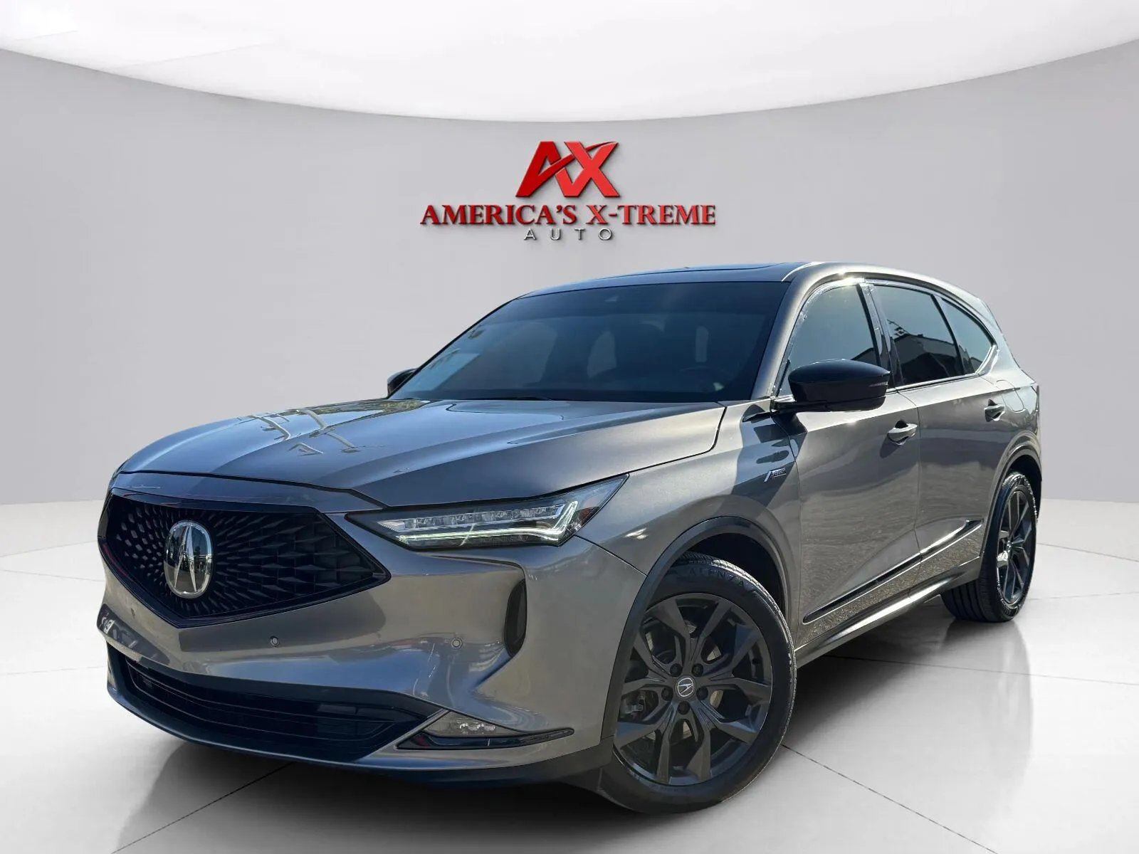 Gray 2022 Acura MDX SH-AWD w/A-SPEC for sale in Houston, TX