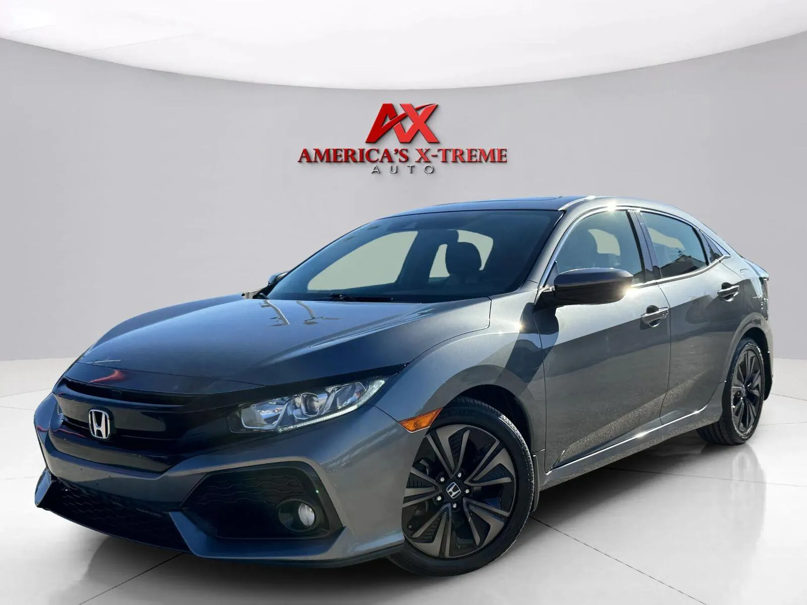 Gray 2019 Honda Civic EX for sale in Houston, TX