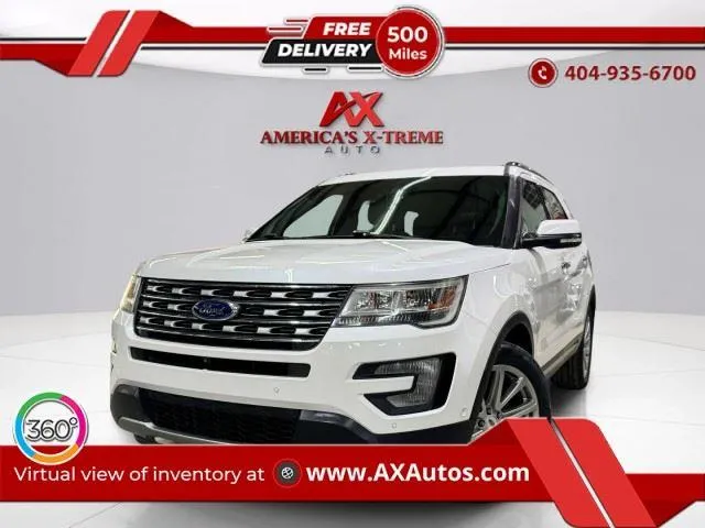 White 2017 Ford Explorer Limited for sale in Atlanta, GA
