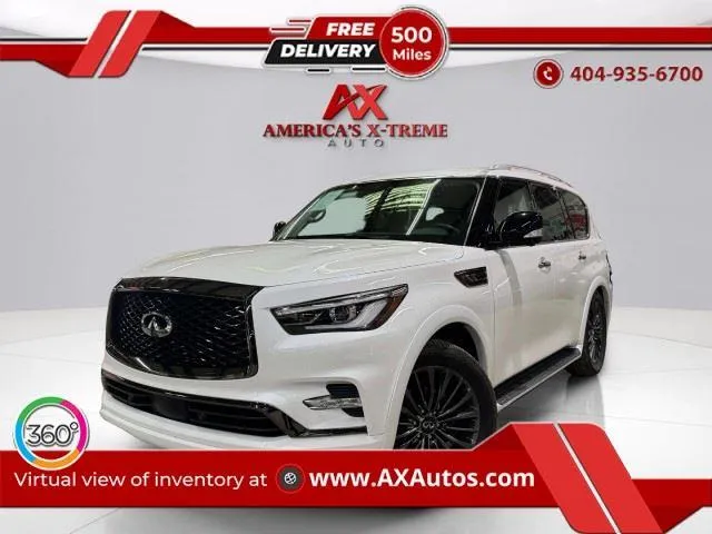 White 2022 INFINITI QX80 PREMIUM SELECT for sale in Atlanta, GA