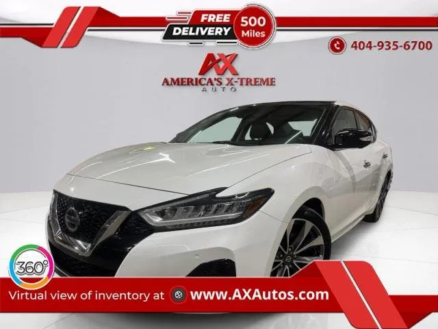 White 2019 Nissan Maxima Platinum for sale in Atlanta, GA
