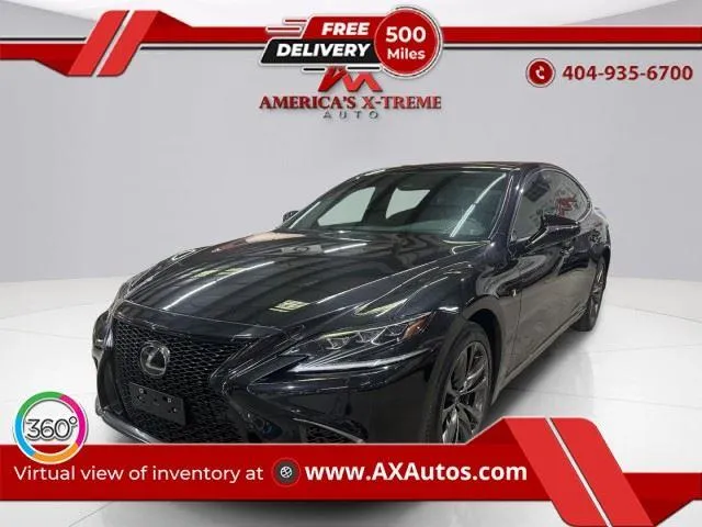 Black 2018 Lexus LS 500 F Sport for sale in Atlanta, GA