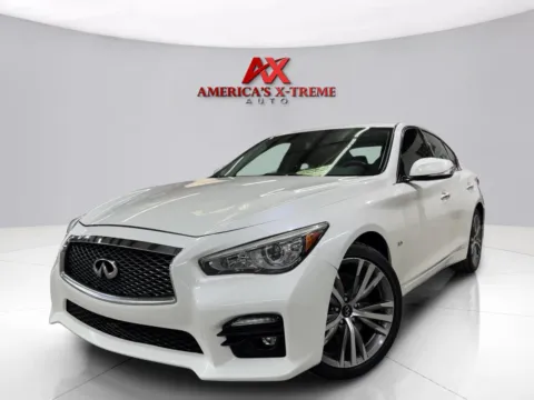 White 2016 INFINITI Q50 3.0t Red Sport 400 for sale in Atlanta, GA