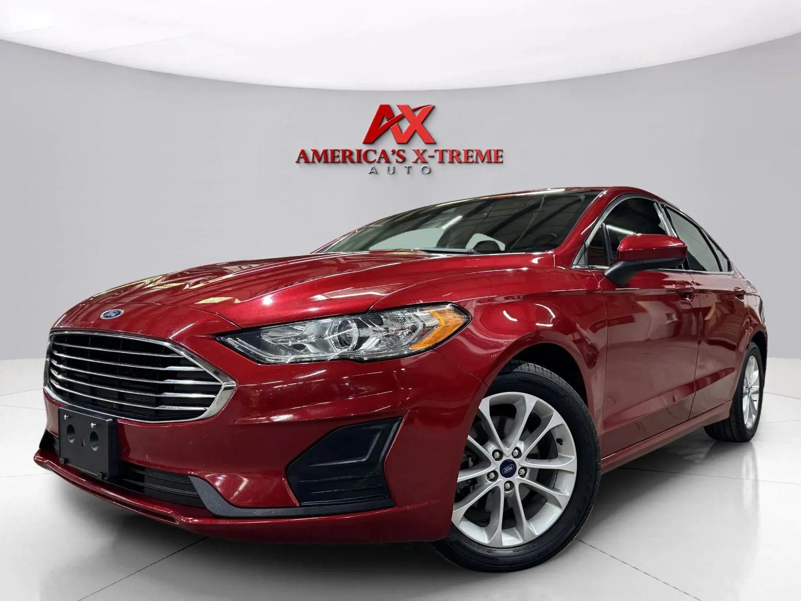 Red 2020 Ford Fusion SE for sale in Atlanta, GA