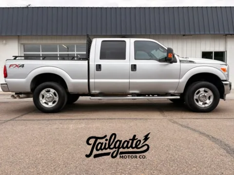 Silver 2015 Ford F250 Super Duty Crew Cab XLT Pickup 4D 6 3/4 ft for sale in Fremont, NE