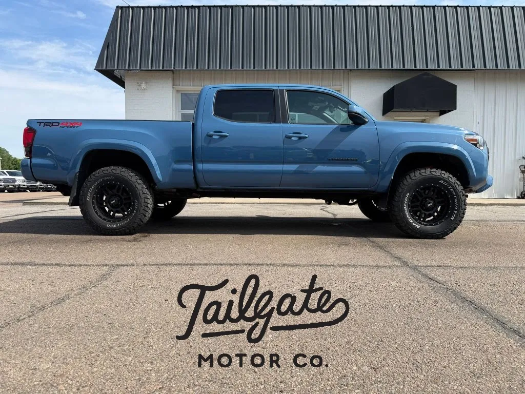 Blue 2019 Toyota Tacoma Double Cab TRD Sport Pickup 4D 6 ft for sale in Fremont, NE