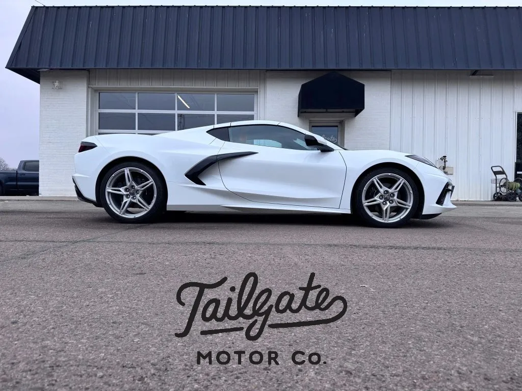 White 2025 Chevrolet Corvette Stingray Coupe 2D for sale in Fremont, NE