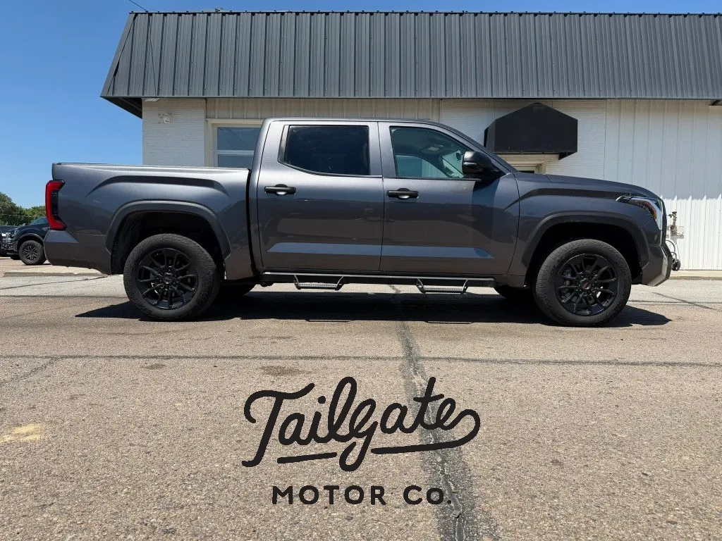 Gray 2022 Toyota Tundra CrewMax SR5 Pickup 4D 5 1/2 ft for sale in Fremont, NE