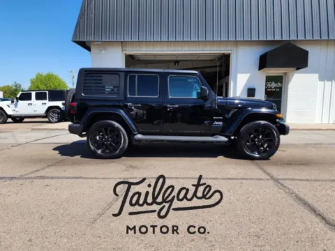Black 2023 Jeep Wrangler 4xe Sahara 4xe Sport Utility 4D for sale in Fremont, NE