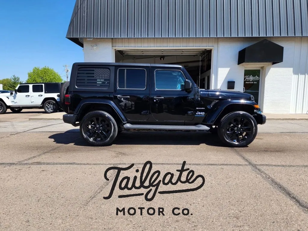 Black 2023 Jeep Wrangler 4xe Sahara 4xe Sport Utility 4D for sale in Fremont, NE
