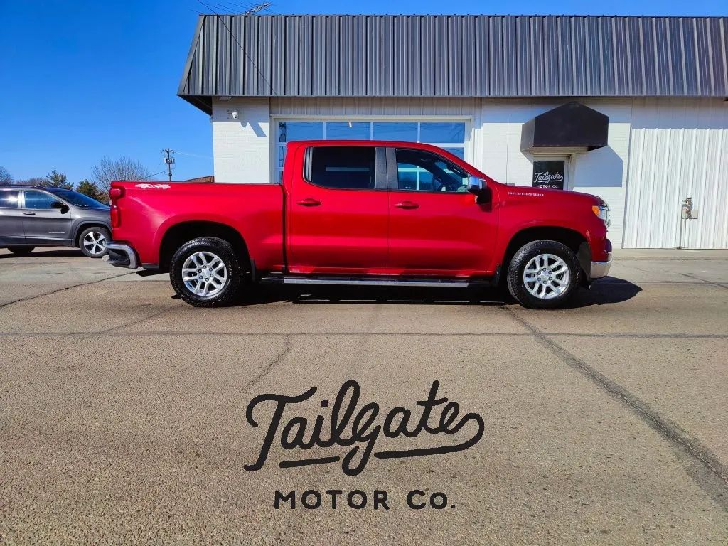 Red 2022 Chevrolet Silverado 1500 Crew Cab LT Pickup 4D 5 3/4 ft for sale in Fremont, NE