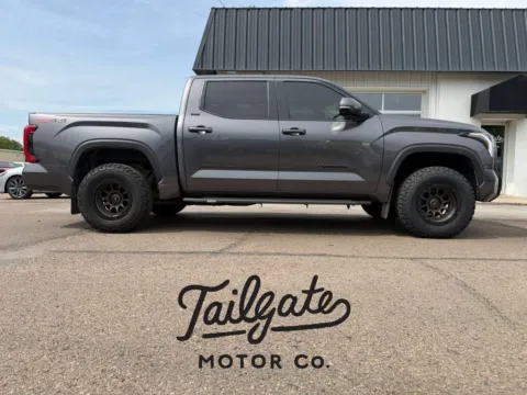 Gray 2022 Toyota Tundra CrewMax SR5 Pickup 4D 5 1/2 ft for sale in Fremont, NE