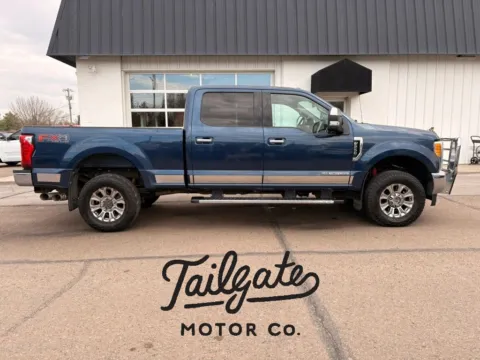 Blue 2017 Ford F250 Super Duty Crew Cab Lariat Pickup 4D 6 3/4 ft for sale in Fremont, NE