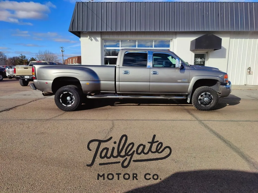 Gray 2006 GMC Sierra 3500 Crew Cab SLE Pickup 4D 8 ft for sale in Fremont, NE