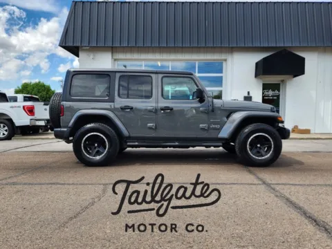 Gray 2019 Jeep Wrangler Unlimited Sahara Sport Utility 4D for sale in Fremont, NE