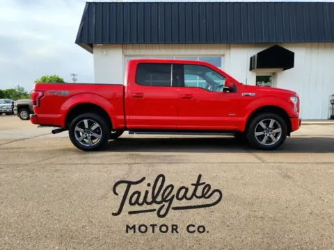 Red 2015 Ford F-150 SuperCrew Cab Lariat Pickup 4D 5 1/2 ft for sale in Fremont, NE