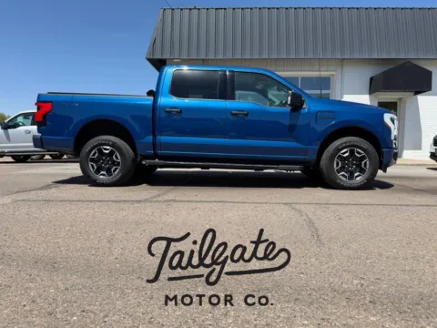 Blue 2022 Ford F-150 Lightning XLT Pickup 4D 5 1/2 ft for sale in Fremont, NE