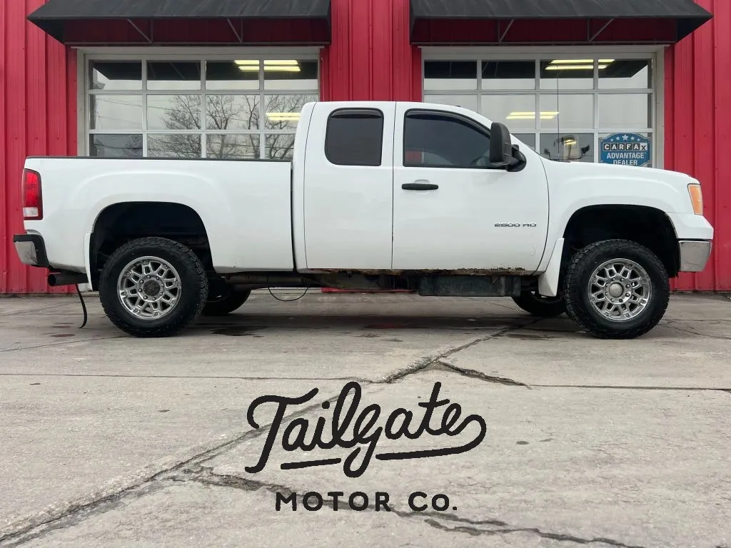 White 2013 GMC Sierra 2500 HD Extended Cab Work Truck Pickup 4D 6 1/2 ft for sale in Fremont, NE
