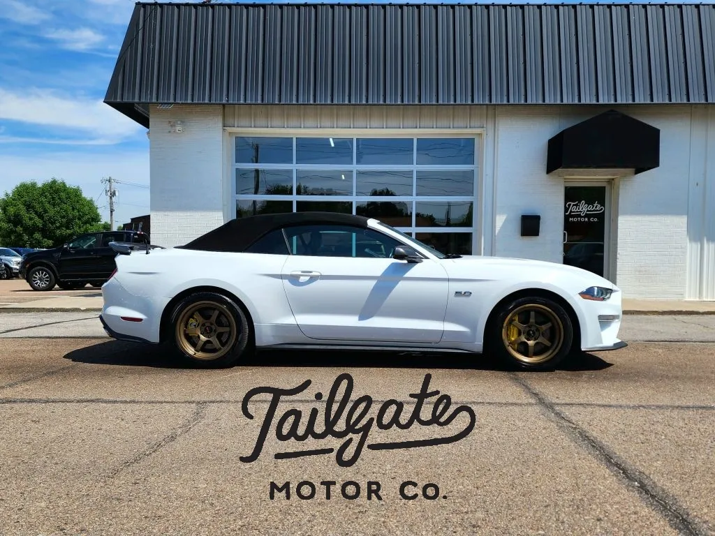 White 2020 Ford Mustang GT Premium Convertible 2D for sale in Fremont, NE