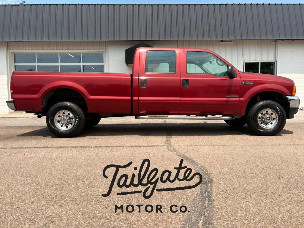 Red 2001 Ford F350 Super Duty Crew Cab Short Bed for sale in Fremont, NE