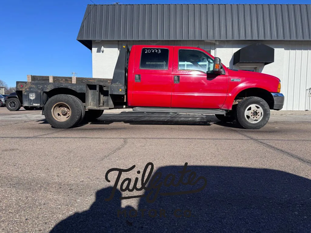 Red 1999 Ford F350 Super Duty Crew Cab Long Bed for sale in Fremont, NE