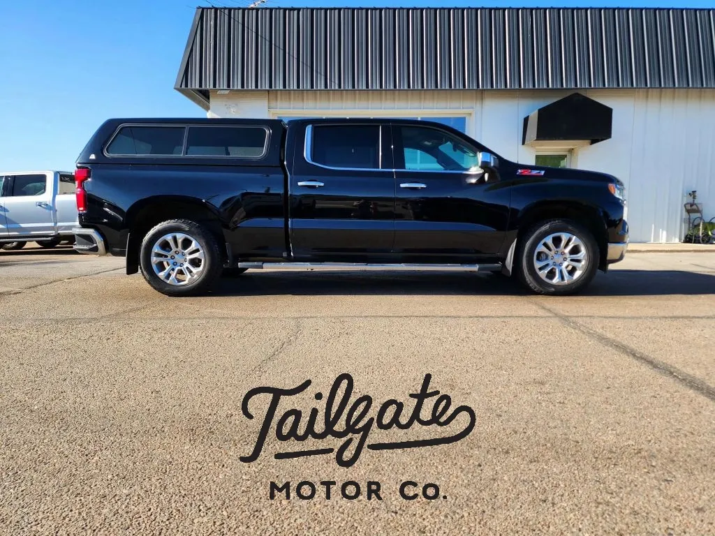 Black 2024 Chevrolet Silverado 1500 Crew Cab LTZ Pickup 4D 6 1/2 ft for sale in Fremont, NE