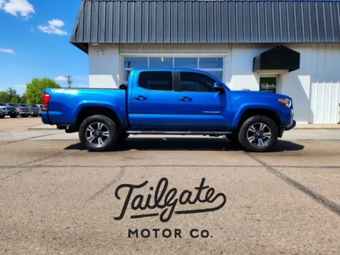 Blue 2016 Toyota Tacoma Double Cab TRD Sport Pickup 4D 5 ft for sale in Fremont, NE