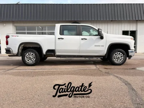 White 2024 Chevrolet Silverado 2500 HD Crew Cab Work Truck Pickup 4D 6 1/2 ft for sale in Fremont, NE