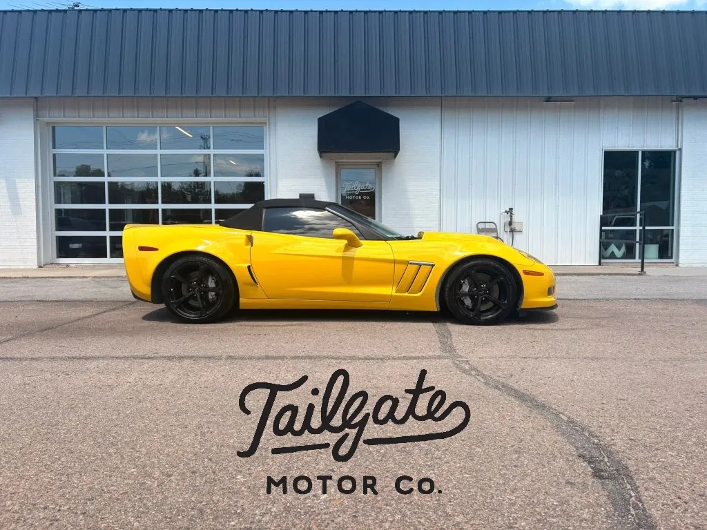 Yellow 2010 Chevrolet Corvette Grand Sport Convertible 2D for sale in Fremont, NE