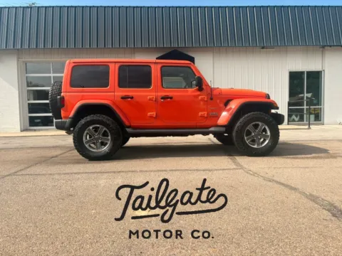 Orange 2020 Jeep Wrangler Unlimited Sahara Altitude Sport Utility 4D for sale in Fremont, NE