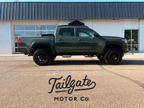 Green 2021 Toyota Tacoma Double Cab SR5 Pickup 4D 5 ft for sale in Fremont, NE