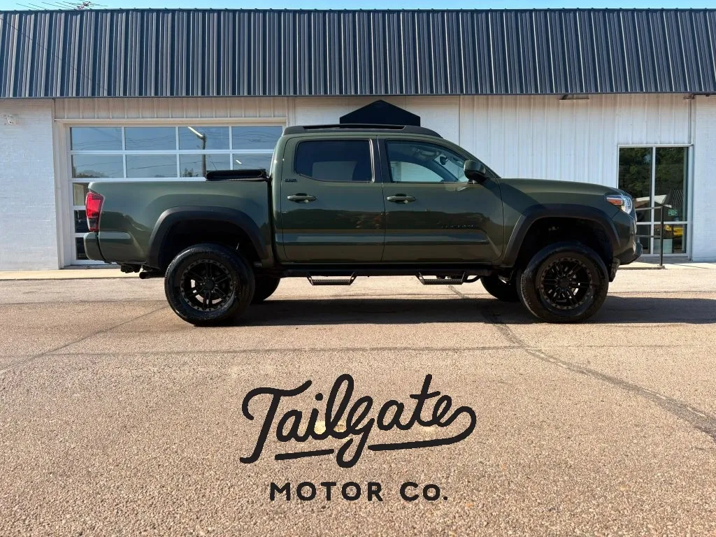 Green 2021 Toyota Tacoma Double Cab SR5 Pickup 4D 5 ft for sale in Fremont, NE