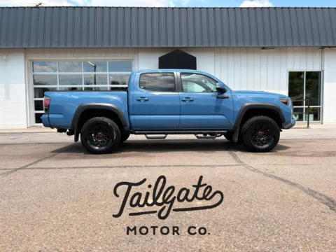 Blue 2018 Toyota Tacoma Double Cab TRD Pro Pickup 4D 5 ft for sale in Fremont, NE