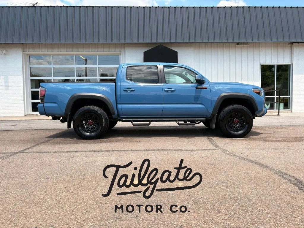 Blue 2018 Toyota Tacoma Double Cab TRD Pro Pickup 4D 5 ft for sale in Fremont, NE