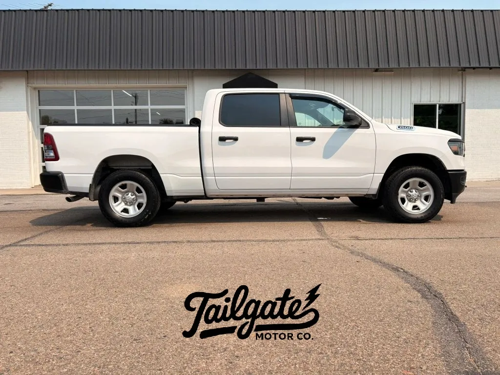 White 2023 Ram 1500 Crew Cab Tradesman Pickup 4D 6 1/3 ft for sale in Fremont, NE