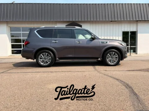Gray 2024 INFINITI QX80 LUXE Sport Utility 4D for sale in Fremont, NE