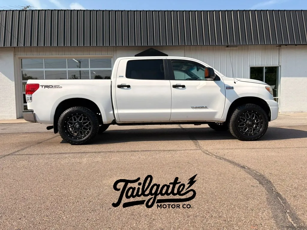 White 2010 Toyota Tundra CrewMax Pickup 4D 5 1/2 ft for sale in Fremont, NE