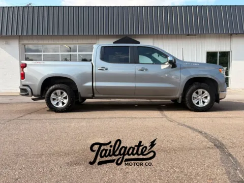 Silver 2023 Chevrolet Silverado 1500 Crew Cab LT Pickup 4D 5 3/4 ft for sale in Fremont, NE